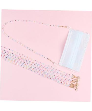 Healeved 2pcs Mask Glasses Hanging Chain - Shot Glasses Neck Strap for Kids | Durable Plastic Face Mask Holder - Buy Online on GoSupps.com