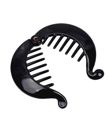 Fodattm Hair Comb Set - French Banana Clips & Ponytail Holders - 4 Stylish Interlocking Combs for Trendy Hairstyles - Buy Online on GoSupps.com