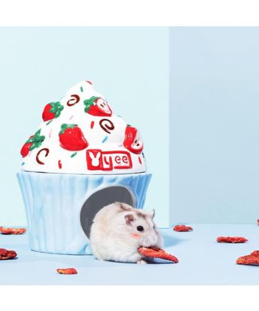 POPETPOP Hamster Hideout Hamster Nest Bathtub Accessories Animal Cage Cartoon Hamster Small Hamster House Summer Pet Supplies - Buy Online on GoSupps.com