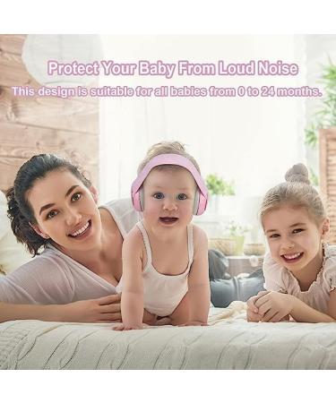 Aatif.L 2023 Baby Ear Defenders - Noise Reduction Earmuffs for Infants & Toddlers (0-36 months) - Pink & Grey - Buy Online on GoSupps.com