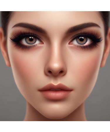 CHUN-YAN 18mm Wispy Mink Lashes - 8D Faux Mink Volume Lashes - 7 Pairs Pack - Buy Online on GoSupps.com