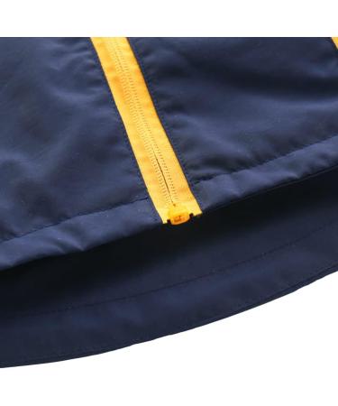 Famuka Baby Boys Hooded Windbreaker Jacket - Toddler Outwear, Navy, 3 Years - Buy Online on GoSupps.com