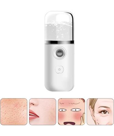 Beatifufu Hydrating Instrument Nano Facial Mister Mini Sprayer Cool Spa Handheld Facial Mister Face White Abs - Buy Online on GoSupps.com