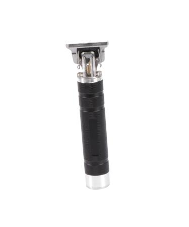 Men Trimmer Professional Hair Trimmer Barber Supplies Black-ish Simple Design Noire Scrunchies Black Clipper Mute Beard Trimmer 14.5X4.2X2.5cm Black