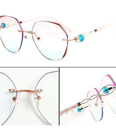 Buy Enesea Pink Glasses Accessories | Rhinestone-Metal Replacement Arms for Borderless Glasses - Buy Online on GoSupps.com