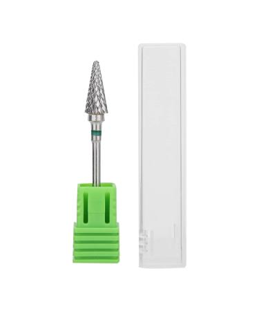 Efficient Stable Performance Easy To Use Manicure Drill Bit Pedicure Drill Bit Salon Shop for Home Beauty Salon Manicure Store (Green label)