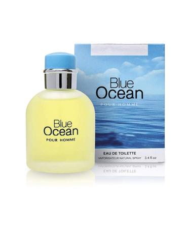 Blue Ocean Pour Homme - Eau De Toilette Spray Perfume Men's Cologne 3.4 Oz EDT 100.0 milliliters Pack of 1