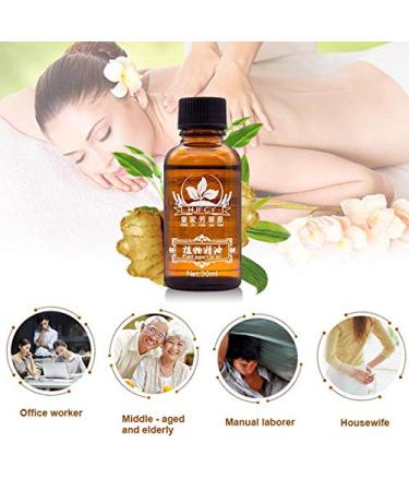 100% Pure Natural Ginger Essential Oil - Spa Massage & Lymphatic Drainage - 30ml (2 Pack) - Premium Vegetable Oil for Wellness - Buy Online on GoSupps.com