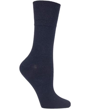 Gentle Grip 6 Pack Ladies Diabetic Socks 5-9 US (Light Blue) - Comfortable & Non-Binding - Buy Online on GoSupps.com