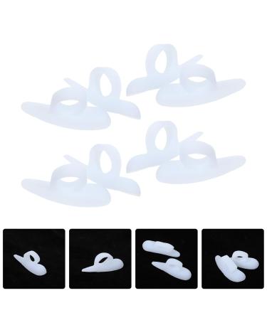 SUPVOX 4 Pairs Silicone Hammer Toe Pads - Toe Curl Corrector & Mallet Toe Relief for Women | International Shipping - Buy Online on GoSupps.com