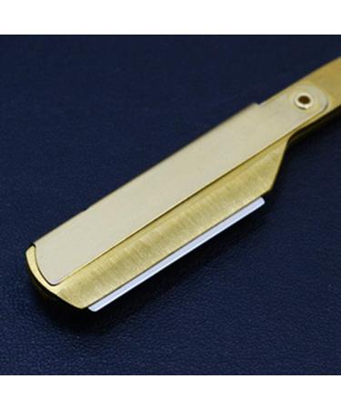Lckiioy Men's Premium Stainless Steel Barber Razor - Folded Manual Facial Beard Cutting Tool - Buy Online on GoSupps.com