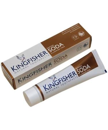 Baking Soda Fluoride-Free Toothpaste - 100ml | Natural Whitening & Fresh Mint Flavor | Eco-Friendly eCommerce Shipping Worldwide - Buy Online on GoSupps.com