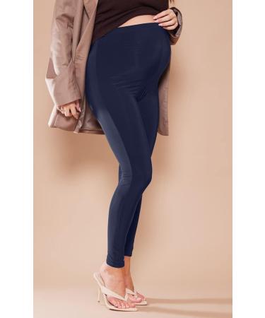 SHADOW DANCE UK Maternity Over Bump Leggings - Navy Blue, Size 14 | Pregnancy Baby Tights Support Belly - Buy Online on GoSupps.com