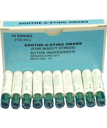 Soothe-A-Sting Swabs (Pack of 10) - Fast Relief for Insect Bites and Stings - Buy Online on GoSupps.com