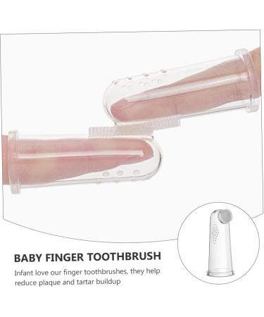 Frcolor 3 Sets Finger Toothbrush Set - Portable Oral Care for Toddlers & Babies - Gentle Finger Toothbrush Cleaner - Buy Online on GoSupps.com