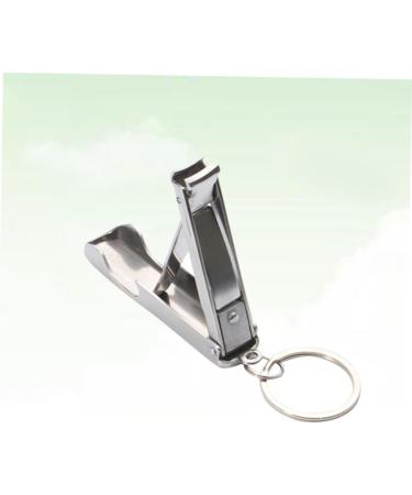 Ipetboom Stainless Steel Bottle Opener Stainless Steel Nail Clipper Stainless Steel Keychain Fold Nail Clippers - Buy Online on GoSupps.com