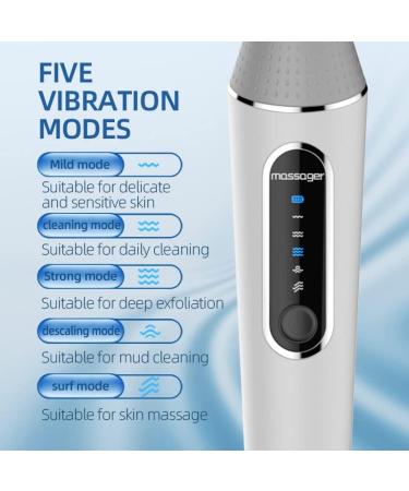 Rechargeable Electric Body Brush | Silicone Back Scrubber | 5 Modes | IPX7 Waterproof | Long Handle Exfoliating Spin Scrubber | Shower and Bath Tool - Buy Online on GoSupps.com