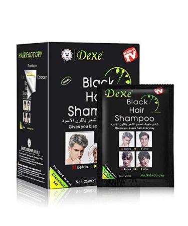 10 PCS Dexe Instant Hair Dye - Natural & Temporary Hair Shampoo for Men & Women | Lasts 30 Days | Easy to Use - Buy Online on GoSupps.com