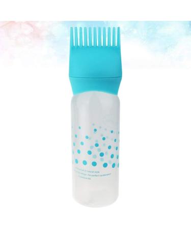 SOLUSTRE 3pcs Root Comb Applicator Bottle Hair Color Applicator Bottle Squeezable Hair Oil Bottle Brush for Home Salon Hair Dye (Blue) - Buy Online on GoSupps.com