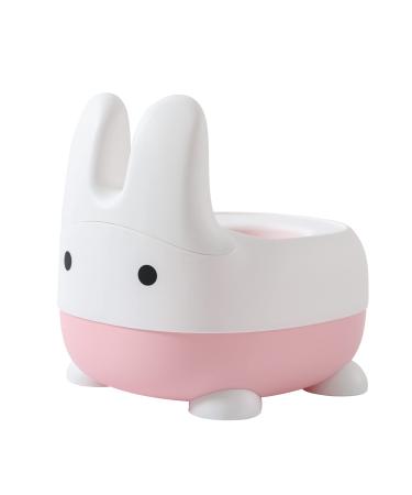 UpPro Potty Training Chair, Cute Bunny Potty Seat, Portable Toddler Potty Training Toilet, Easy to Empty and Clean Travel Potty Seat for Boys and Girls, Toddler Toilet Seat for Potty Training (Pink)