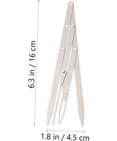 NOLITOY 3pcs Eyebrow Scale 3 Point Positioning Ruler Bladee Measuring Tool Second Generation Adjustable Gold 16X4.5X0.6CMx3pcs Silverx3pcs - Buy Online on GoSupps.com