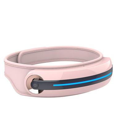 Forve air pressure massage headband electric head massage device with 38 42 C hot compress and music playback 5 adjustable modes and one-button start for headaches anxiety pink