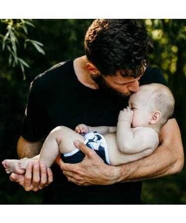 Bambooolik Duo Overpants | Adjustable Washable Cloth Diapers | Velcro Nappy Liners | Reusable Eco-Friendly Diapers | Made in EU - Dark Blue & Rays - Buy Online on GoSupps.com