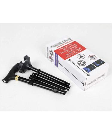 Folding Walking Stick Portable Lightweight Walking Crutch Walking Stick with Light Durable with Ergonomic Grips with Adjustable Light Handle Folding Stick Journey - Buy Online on GoSupps.com