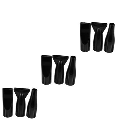 DOITOOL 9 Pcs Pet Water Blower Dryer Nozzle Replacement Diffuser Attachment for Hair Dryer Blow Dryer Nozzle Styling Tool Straight Hair Dryer Nozzle Dryer Diffuser Mouthpiece Abs Modeling