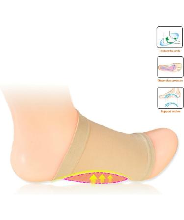 KONMED Foot Cuff Orthosis for Flat Feet Correction - Silicone Sole Pad - 1 Pair - Buy Online on GoSupps.com