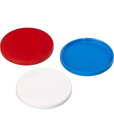 Set of 3 Tin Can Covers Assorted Colour Can Covers for Cat Dog Food Standard Size Tin Plastic Lids Durable Airtight Plastic Lids for Tin Can Covers. - Buy Online on GoSupps.com