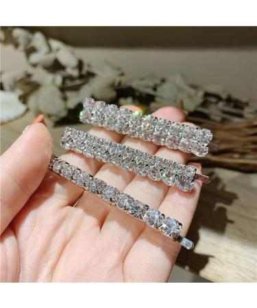 6PCS Silver Rhinestone Hair Clips - Sparkly Hairpins for Women | Luxury Hair Accessories for Party, Wedding & Daily Wear - Buy Online on GoSupps.com