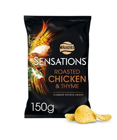 Sensations Sensations Roasted chicken and thyme chips 150g