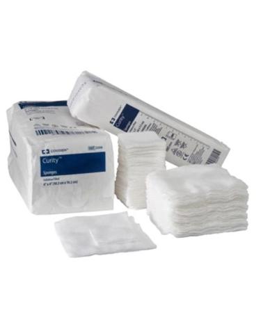 Covidien 3208 Curity Sponges Cellulose Filled 4" x 4" Size (Pack of 2000)