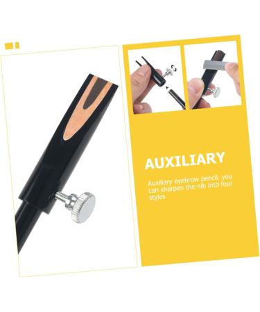 minkissy Eyebrow Sharpening Tool Makeup Pen Makeup Gadgets Eyeliner Sharpener Cosmetic Tool Cylinder Shape Hand Held Pencil Sharpener Pencils Sharpener Child Part Aluminum Alloy - Buy Online on GoSupps.com