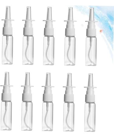 FRCOLOR 10pcs Empty Nasal Spray Bottles - Travel Containers for Lotion, Essential Oils, and More - 13x2.5cm Transparent - Buy Online on GoSupps.com
