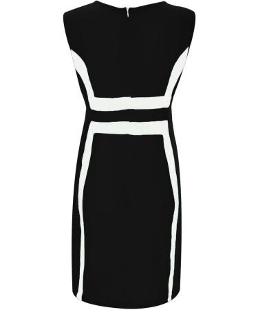 Women's Straight Dress Casual Fashion Knitted Patchwork Women's Dress Ladies  Simple Style Party Club Split Wrap Black 3X-Large | Buy Now with Express  International Delivery | GoSupps.com