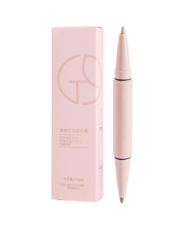 Miake Matte Eyeshadow Sticks | Double head concealer pen for face repair and facial cutting for skin types iake highlighter