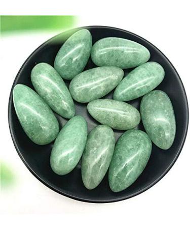 2pcs Natural Green Strawberry Quartz Crystal Polished Palm Stones Decor Natural Stones and Crystals Stone Mineral Specimen - Buy Online on GoSupps.com