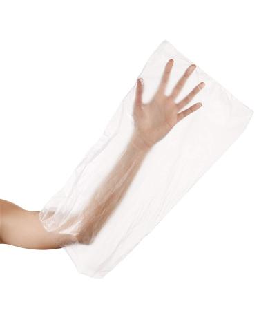 Once hand paraffin bath protective covers 48 x 24 cm cosmetex disposable for hand paraffin treatment unit size large 100 pcs disposable hand 100 pieces (1 Pack)