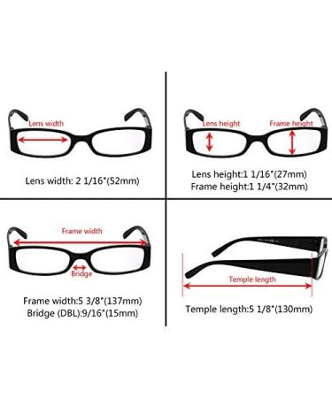 Eyekepper Spring Hinge for Plastic Reading Glasses - Black 2.5 Diopters | International Shipping Available - Buy Online on GoSupps.com
