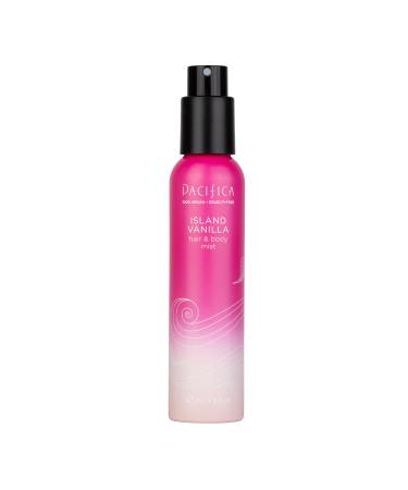 Pacifica Hair Perfume & Body Fragrance Spray Mist - Island Vanilla with Sugar Vanilla Sandalwood & Lily of the Valley Alcohol-Free Vegan & Cruelty-Free 5 oz (1 Count) New Island Vanilla 6.5 Fl Oz (Pack of 1)