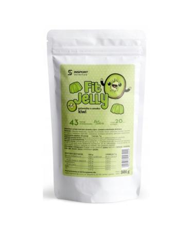 Insport Nutrition - Fit Jelly - Jelly Dessert - Sugar -free jelly - low -calorie - no fat and no carbohydrates - high protein content - powder - kiwi flavor- kiwi 1 piece (1 Pack)