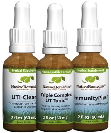 Immunity Plus UTI-Clear & Triple Complex UT-Tonic 2 fl oz - Natural UTI Relief Set - Buy Online on GoSupps.com
