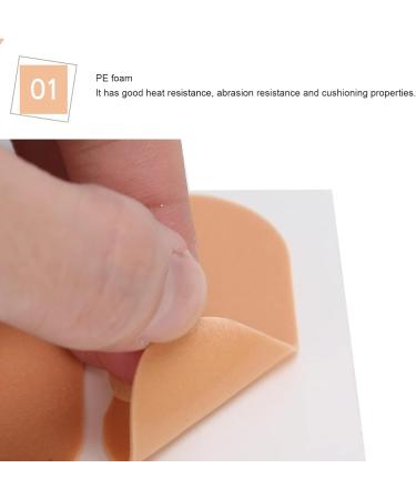 15 Sheets Oval Moleskin Pads for Feet | Adhesive Blister Tapes and Coverlets | Knit Mole Skin Patches for Boots, Hiking, and Unsuitable Shoes - Buy Online on GoSupps.com