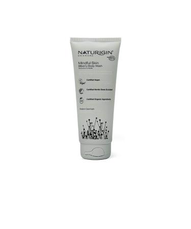 Naturigin Mindful Skin Body Wash - Organic Bath Body Wash for Women Men - Body Care with Certified Organic Aloe Vera Oat and Bilberry