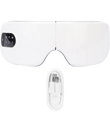 USB Electric Eye Massage Device Warmth & Bluetooth Music for Relaxation Dry Eyes Relief Dark Circles & Better Sleep - Buy Online on GoSupps.com