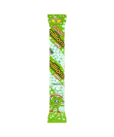 Millions Tubes Pomme - 60 g - Lot de 8