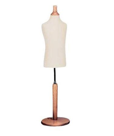 Child Off-White Jersey Clothing Form - Includes Base  Form  and Finial