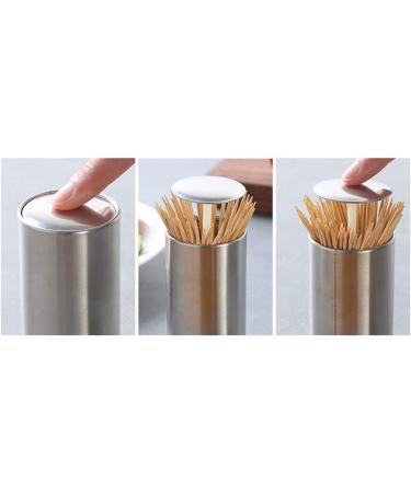 LUOFENG Stainless Steel Automatic Toothpick Dispenser - Retractable Holder & Container for Home Use | International Shipping - Buy Online on GoSupps.com
